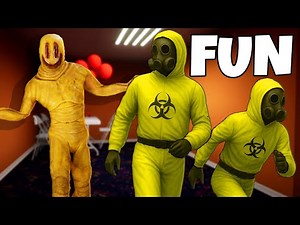 The Partygoers Trapped Us in the FUN Level! (Escape the Backrooms)