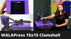 Shop WALAPRess 15x15 drawer clam heat press ➡ https://bit.ly/3boo2im The WALAPress Drawer Clamshell 15x15 Heat Press is a great beginner heat press! Perfect for any startup, home business, or crafter! | Heat Transfer Warehouse
