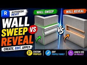 How to Create Wall Sweeps & Reveals in Revit (Custom Profiles Included)