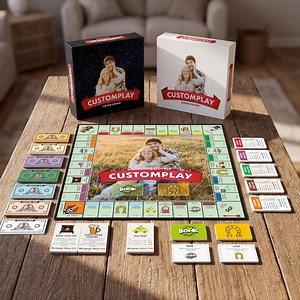 Personalized Custompoly Board Game, Custom Board Game, Personalized Family Game, Photo Game for Couples, Families & Friends - Etsy