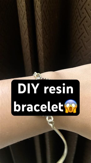 DIY resin bracelet✨#resin #resinart #shorts #ytshorts #craft #trending #viral #diy #bracelet #art#yt