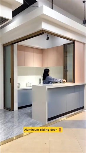 sliding door #kitchendesign#slidingdoordesign#slidingdoors#aluminiumshutters