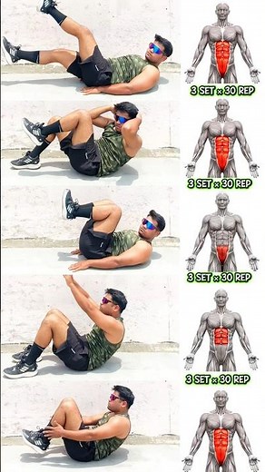 6 Minutes Abs Workout at Home without Equipment 🔥✅ #viral #abs #cardio #fatburn #weightloss #sixpack