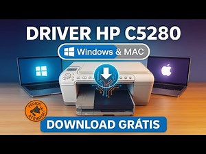 ATENDENDO PEDIDOS: Driver HP Photosmart C5280 para Windows e MAC #hp #windows #mac