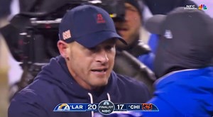 Cameras Caught The Interesting Postgame Handshake Between Sean McVay & Ben Johnson After Bears-Rams OT Thriller [VIDEO]