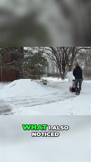 That chute's turning arc is insane! Being able to go over 180 degrees is so underrated for tight spots and finishing passes. #SnowBlowing #YardWork #LifeHacks #WinterDIY