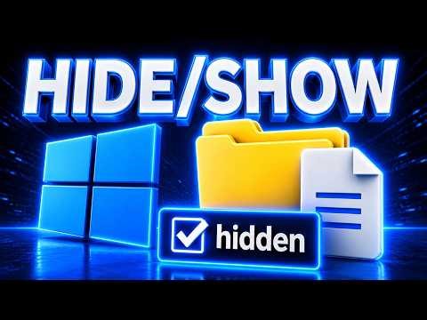 How to Hide Files and Folders in Windows 11 & 10