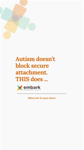 There’s a common misconception that teens and young adults with an autism spectrum disorder (ASD) diagnosis can’t build safe, healthy, secure relationships. --- The truth? Many autistic teens deeply want connection; They just may not show it or seek it out in the way the world expects. When we slow down, listen, and meet them where they are, we can help them feel accepted, valued, and safe enough to let us in. --- In this reel, our clinician breaks down how caregivers, therapists, and mentors ca