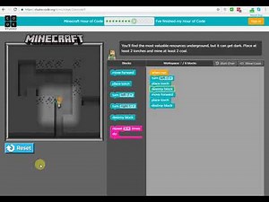 Minecraft Hour of Code Level 9