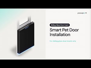 How to mount your Pawport Smart Pet Door onto a sliding glass door insert