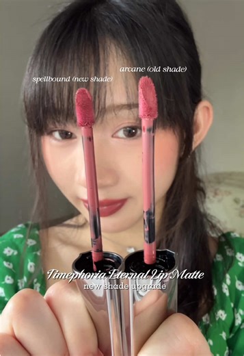 Comparando tonalidades de lip matte Timephoria