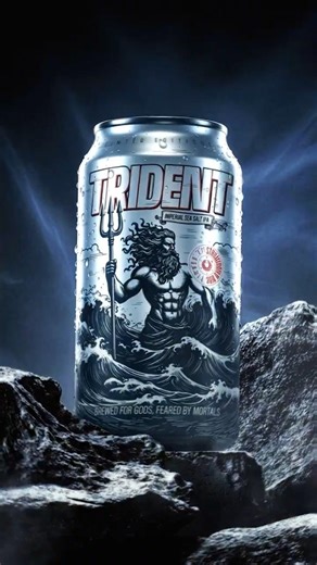 Designing a Premium Beer Can with AI 🔱🍻 #packagingdesign #branding #logo #designprocess