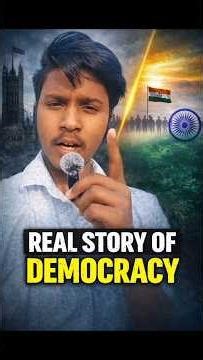The Real Story of Democracy They Never Taught Us 🇮🇳 #viral #shorts #trending #india #democracy
