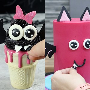 Bat Cake and Cupcakes ! 🧁🦇🎂 | Simple