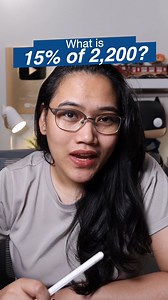 What is 15% of 2200? Paano ito i-solve? Let’s #learnwithlyqa! #education #math #cse #teamlyqa | Team Lyqa