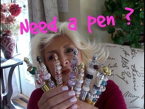 How to Make Beautiful Beaded Pens ~ Jeweled Pens 🌺
