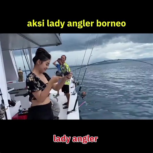 Lady angler mancing mania, km slayer Borneo #ladyangler #mancing #fishing | Lady Angler