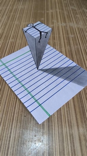 3d drawing on paper for beginners ll how to draw 3D drawing #drawing #3d #3dart #shorts