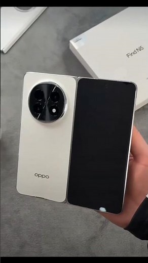 OPPO Find N5 Unboxing 🔥 Slim Foldable Beast! #OPPOFindN5 #OPPO #FoldablePhone #TechShorts #unboxing