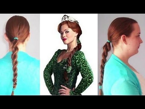 Hair Tutorial - Rope Braid ASO Princess Fiona (Shrek)