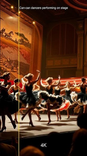 144p to 4K — Moulin Rouge Opening Paris 1889