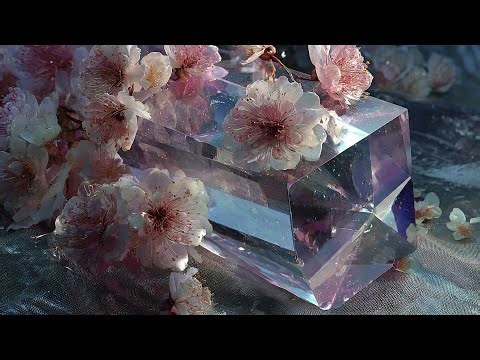 Crystal Energy Bloom – Hypnotic Holographic ASMR Visuals (4K)