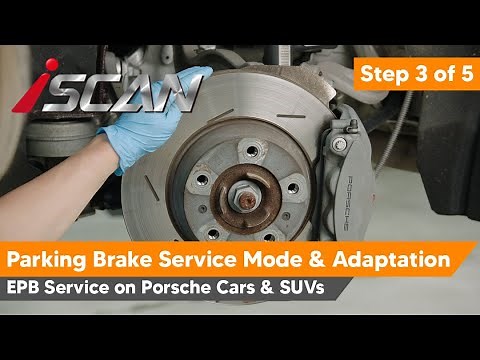 How To Put Parking Brake in Service Mode & Perform an Adaptation on Porsche cars & SUVs Part 3