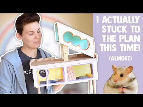 Hamster's Underground Starter Burrow | The Big Cage Project Ep.4