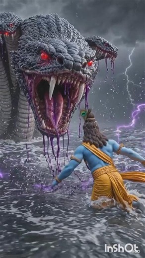🐍 Krishna vs Kaliya | Epic Divine Battle of Yamuna | Ultra Realistic 4K Cinematic Story 🌟