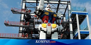 Replika Gundam Raksasa Setinggi 18 Meter di Yokohama Ditutup
