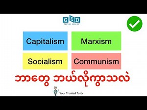 Capitalism Vs Marxism Vs Socialism Vs Communism | Explained Simply & Clearly for GED Social Studies