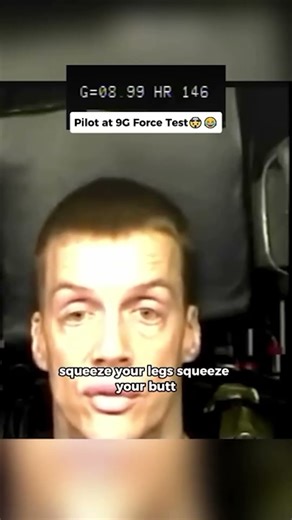 Pilot at 9G Force Test