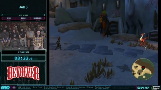 【A9VG】《杰克3》44分28秒速通 by ThaRixer - AGDQ2019