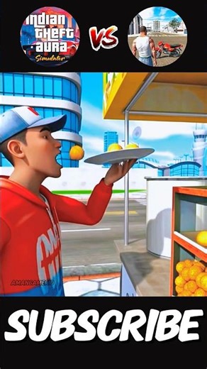 🤯Eating Golgappe 👻 Challenge In Indian bikes driving 3d Vs Indian Theft Auto Simulator 🥵🎯 #shorts