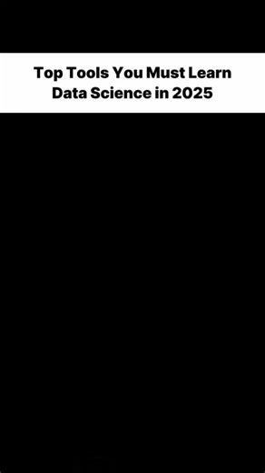 𝗖𝗼𝗱𝗶𝗻𝗴 𝗿𝗲𝘀𝗼𝘂𝗿𝗰𝗲𝘀 • 𝗙𝘂𝗹𝗹𝘀𝘁𝗮𝗰𝗸🧑‍💻 on Instagram: "📊 Top Tools You MUST Learn for Data Science in 2025! From Python to Power BI, Pandas to MongoDB — these are the must-have tools every aspiring Data Scientist should master 🚀 Whether you're a student, job-seeker, or pro, this toolkit is your gateway to the world of Data Science & AI 💡 ✅ Save this guide ✅ Start learning today ✅ Stay ahead in 2025 & beyond! 🔗 Follow @decode_leox for more tech guides, roadmaps & free study 