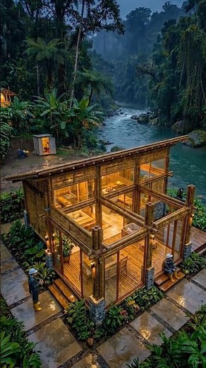 Modern Multi-Level Eco Treehouse in Tropical Rainforest | Luxury Forest Home Design