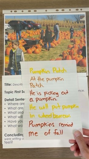 Comment AUTUMN for the link to these picture prompt journals - already differentiated for you with 3 levels! | Breezy Special Ed