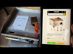 Honest Review of The VEVOR $60.00, 575 Degree Stainless Steel Electric Griddle! / Seared Steak!