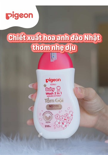 Sữa tắm gội Vision 2in1 Sakura cho da nhạy cảm