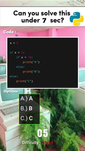 Can You Solve This Python Puzzle in Under 7 Seconds? 🐍🔥