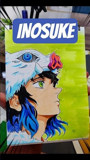 Inosuke Hashibira Drawing | Demon Slayer Fan Art