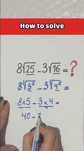 Subtraction square root #maths