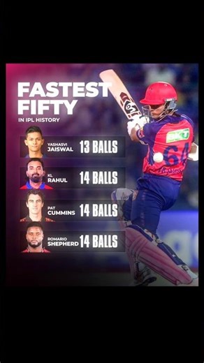 fastest 50 in ipl history
