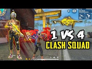 SOLO VS SQUAD CLASH SQUAD EPIC MATCH GAMEPLAY - GARENA FREE FIRE