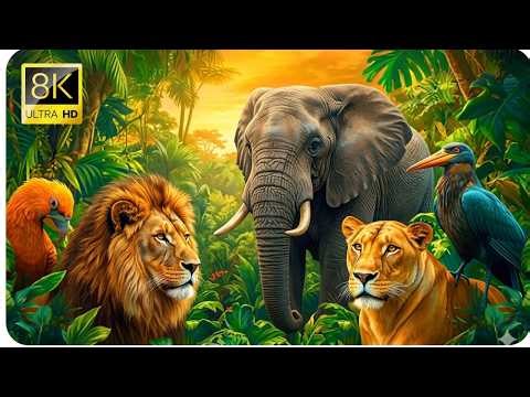 8K Animal Kingdom 🐾 | Epic Wildlife Collection in Ultra HD HDR | Cinematic Nature Film 2026