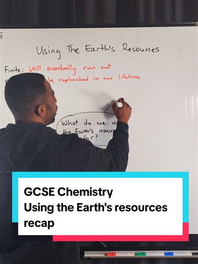 GCSE Chemistry - Using the Earth's resources recap #mannydoeschemistry #myedspace #gcses #chemistry #erc