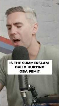 Is The SummerSlam Build Hurting Oba Femi? #WWE #Summerslam #Wrestling #ObaFemi #BrockLesnar