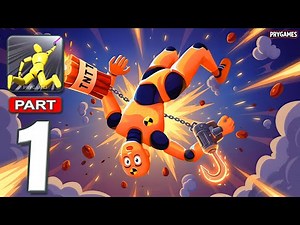 Grapple Hook Hero : Zip Action - Gameplay Walkthrough Part 1 - Ragdoll Grapple Hook (Android, iOS)