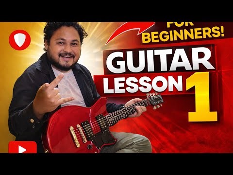 Guitar Lesson 1 🎸 | Learn Guitar in 10 Minutes (Beginner Friendly!) |