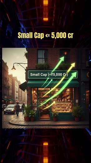 Large Cap vs Mid Cap vs Small Cap Explained in 20 Seconds | Market Cap Basics